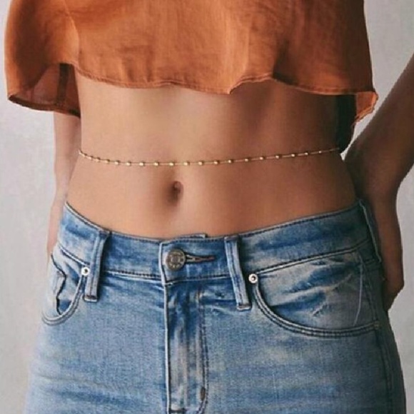 Jewelry - NEW gold beaded waist chain